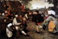 Der ländliche Tanz Flämisch Renaissance Bauer Pieter Bruegel der Ältere